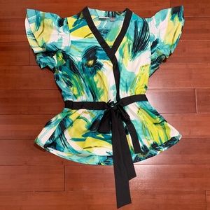 Worthington Bow Tie Blouse
